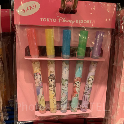 蛍光ペン5本セット（ディズニープリンセス）