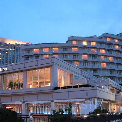 夕刻のヒルトン東京お台場