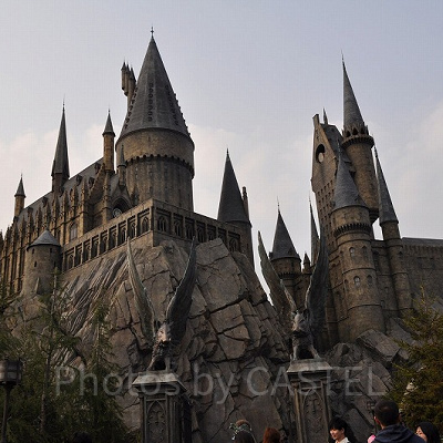 夕暮れのホグワーツ城／USJ