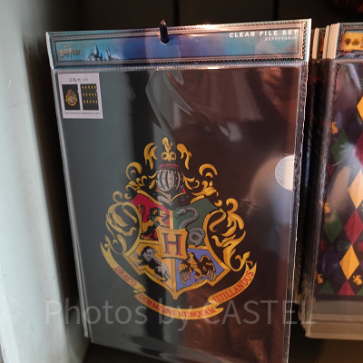 ハリーポッターグッズ/ホグワーツクリアファイルセット