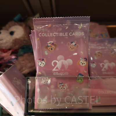 香港ディズニー20周年「ダッフィー&フレンズ・グランドセレブレーショングッズ」:コレクタブルカード