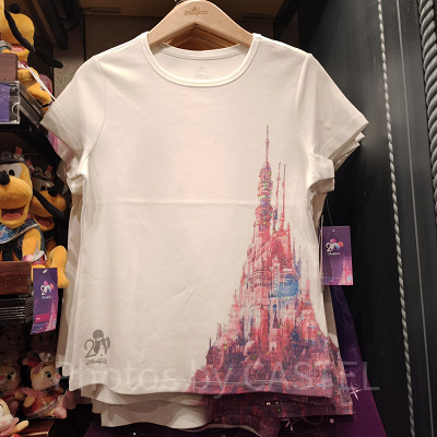 香港ディズニー20周年「ミッキー&フレンズ・グランドセレブレーショングッズ」:レディスTシャツ