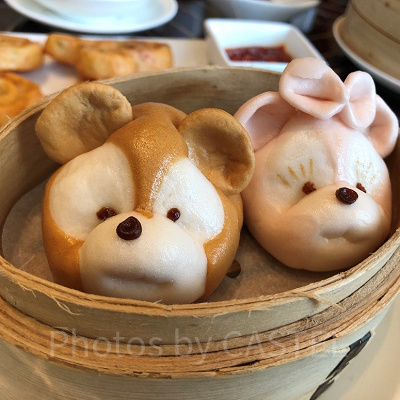 香港ディズニーダッフィー飲茶