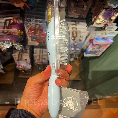 香港ディズニーアナ雪グッズ:アレンデールデザインのくし