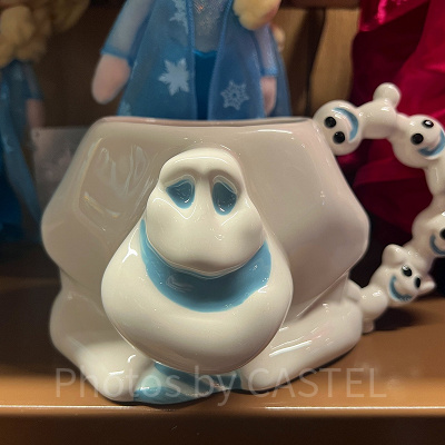 香港ディズニーアナ雪グッズ:マシュマロウ型マグカップ