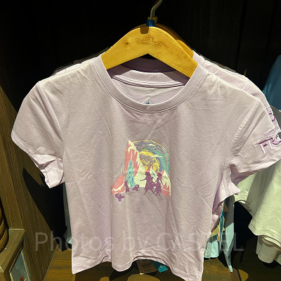 香港ディズニーアナ雪グッズ:ワールドオブフローズンTシャツ