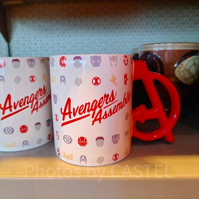 香港ディズニーマーベルグッズ:アベンジャーズのマグカップ