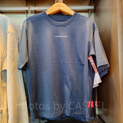 香港ディズニーマーベルグッズ:キャプテンアメリカのTシャツ(ネイビー)