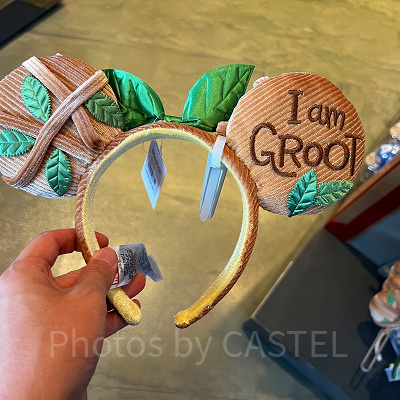 香港ディズニーマーベルグッズ：グルートのカチューシャ