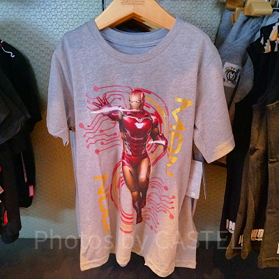 香港ディズニーマーベルグッズ：アイアンマンTシャツ（グレー）