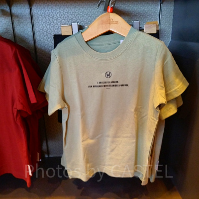 香港ディズニーマーベルグッズ:ロキのTシャツ(グリーン)