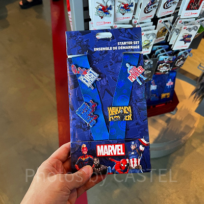 香港ディズニーマーベルグッズ:ピンバッジ用ストラップ
