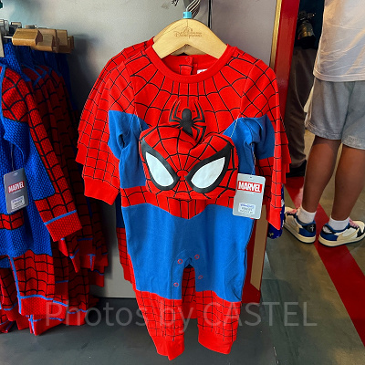 香港ディズニーマーベルグッズ：スパイダーマンなりきり部屋着