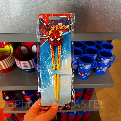 香港ディズニーマーベルグッズ:スパイダーマンの箸
