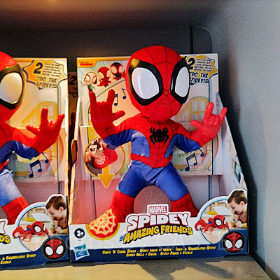 香港ディズニーマーベルグッズ:スパイディのぬいぐるみおもちゃ