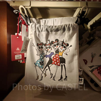 香港ディズニー20周年DAICHI MIURAコラボグッズ：きんちゃく袋