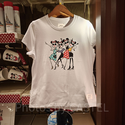 香港ディズニー20周年DAICHI MIURAコラボグッズ：レディスTシャツ