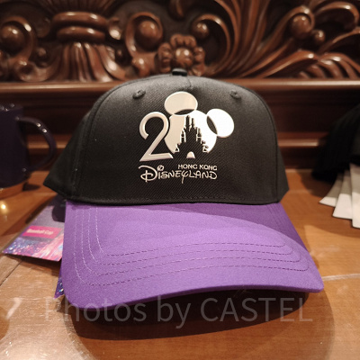 香港ディズニー20周年「ミッキー＆フレンズ・グランドセレブレーショングッズ」：20周年キャップ