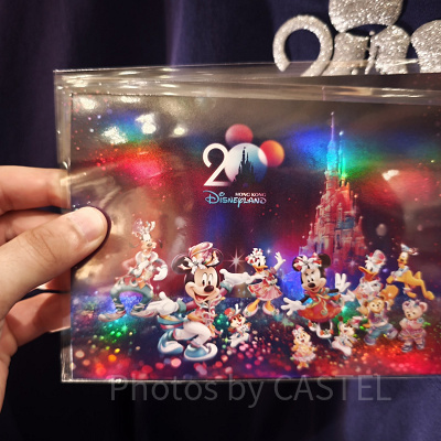 香港ディズニー20周年「ミッキー＆フレンズ・グランドセレブレーショングッズ」：ポストカード