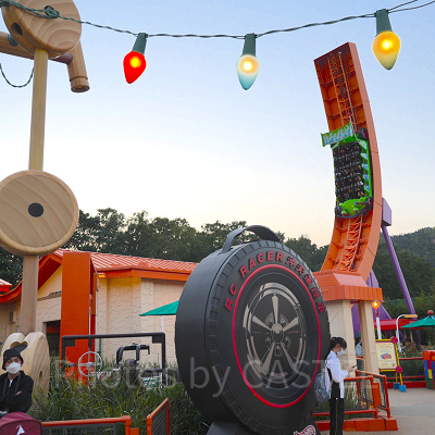 香港ディズニーランドのアトラクション：RCレーサー