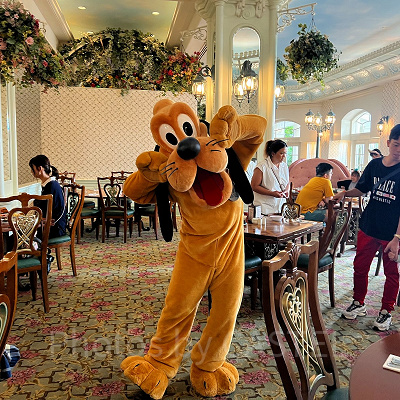 香港ディズニーランドホテル：エンチャンテッドガーデンのキャラクターダイニング