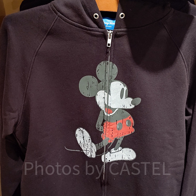 ミッキー耳付きパーカー(ブラック)
