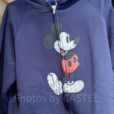 ミッキー耳付きパーカー（ネイビー）