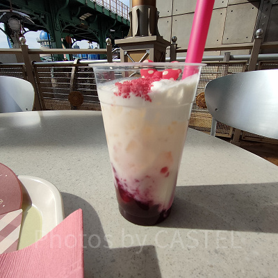 ホライズンベイ・レストラン：ピーチミルク(ラズベリーゼリー＆チーズホイップ) お気に入り