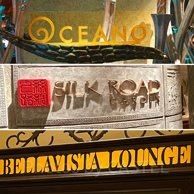 ホテルミラコスタの3つのレストラン