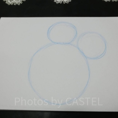 ミッキーの書き方ステップ②-2