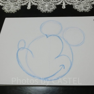 ミッキーの書き方ステップ⑤-2