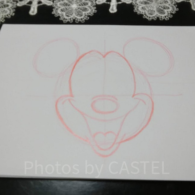ミッキーの書き方ステップ⑤-3