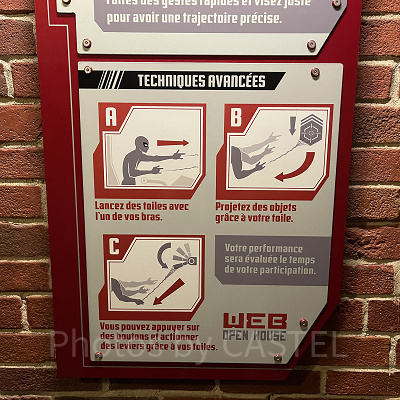 スパイダーマン・ウェブ・アドベンチャーのやり方(高度な技)(パリディズニー)