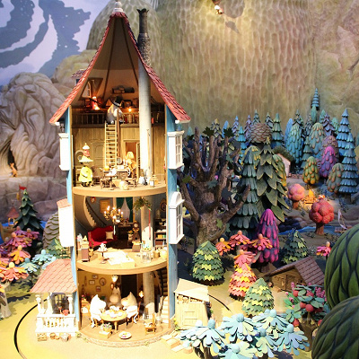 ムーミン谷の巨大ジオラマ