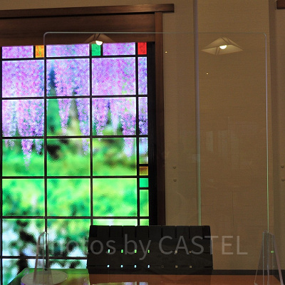 1人利用は壁向きに案内してもらえるので気もラク