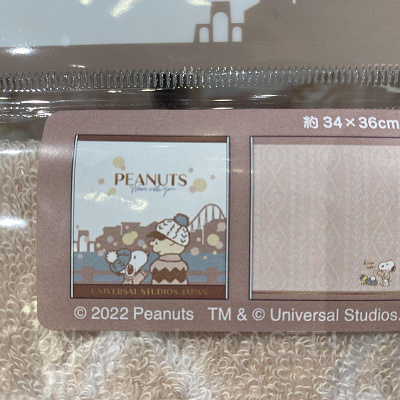 スヌーピーのハンドタオルセット／USJクリスマスグッズ2022