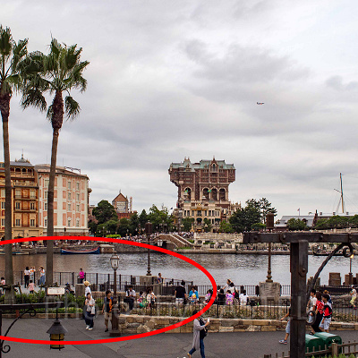 ザンビーニ・ブラザーズ・リストランテ前