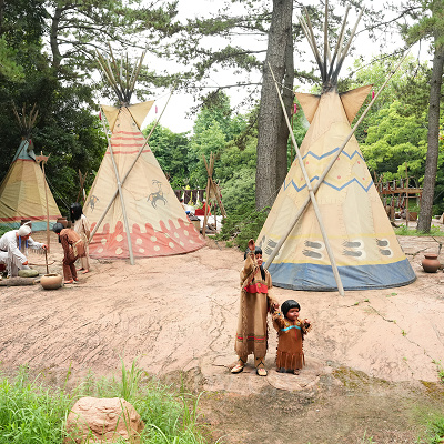インディアンのキャンプ