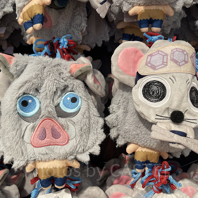伊之助とムキムキねずみのきんちゃく(USJ×鬼滅の刃 刀鍛冶の里編&柱稽古編グッズ)