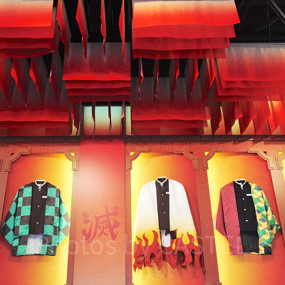 鬼滅の刃グッズ販売中のスペースファンタジーステーション店内