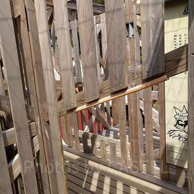 「天の巻」の立体迷路内