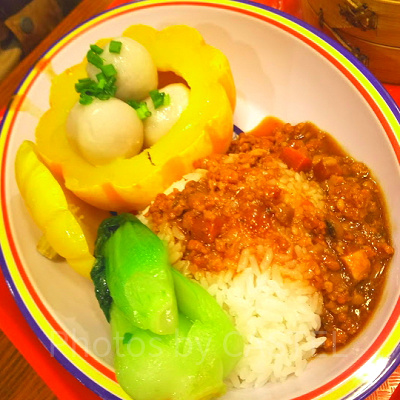 ワンプレートで見た目もかわいい。味も美味しかったです！