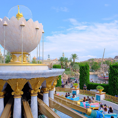 ジャスミンのフライングカーペット鑑賞席エリア