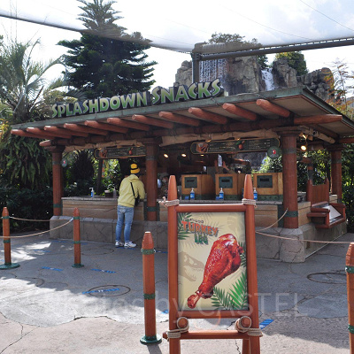 ジュラシックパークエリアのターキレッグ販売場所（スプラッシュダウンスナック）