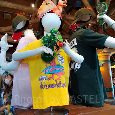 ジュラシックパークコミック風Tシャツ（キッズ）