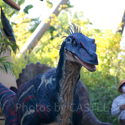 ジュラシックパークザライド：肉食恐竜が怖い！
