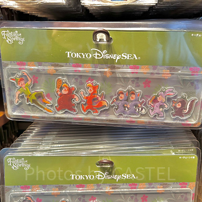 キーチェーンセット(ピーターパンのネバーランドアドベンチャー)