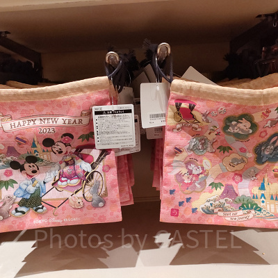 ディズニーお正月グッズ：きんちゃく