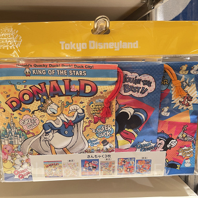 きんちゃくセット(ドナルドパルパルーザグッズ2025)