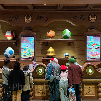 キノピオカフェのレジ